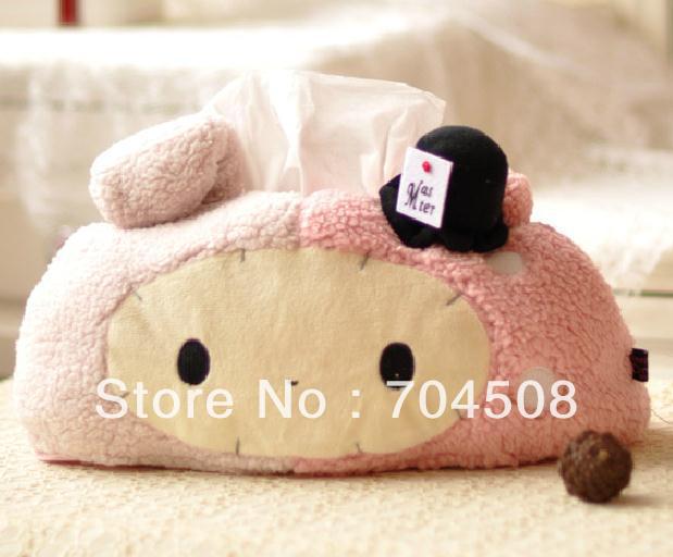 KT204  -X  Ŀ  䳢 Ų Ƽ ڽ Ŀ/KT204 Rilakkuma San-X Sentimental Circus Plush Rabbit Napkin Tissue Box Cover